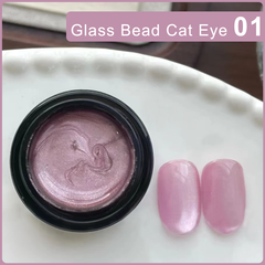 Glass Bead Cat Eye Nail Gel 1