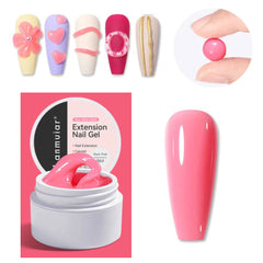 Nail art extension gel not stick to hands poly gel LM171-06