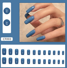 24pcs/set Press on False Nails L6606 EC-L6606