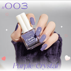 Peel-Off Nontoxic Quick-Dry Nude Sheer Glitter Water-Based Nail Polish