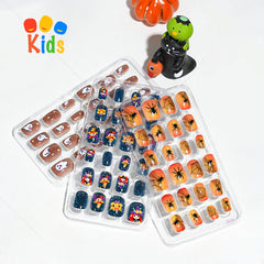 Mini press on nails for kids 24Pcs-12Size FNT-26
