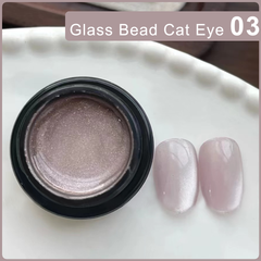 Glass Bead Cat Eye Nail Gel 3