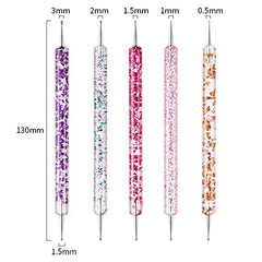 Nail Art Brushes Set Nail Dotting Tools