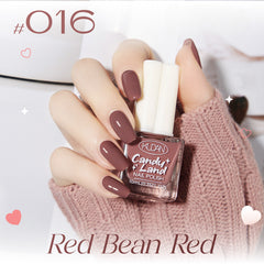 Peel-Off Nontoxic Quick-Dry Nude Sheer Glitter Water-Based Nail Polish