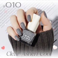 Peel-Off Nontoxic Quick-Dry Nude Sheer Glitter Water-Based Nail Polish