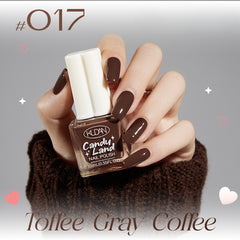 Peel-Off Nontoxic Quick-Dry Nude Sheer Glitter Water-Based Nail Polish