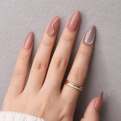 24pcs/Set Press On Nails XNMY131