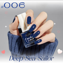 Peel-Off Nontoxic Quick-Dry Nude Sheer Glitter Water-Based Nail Polish