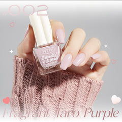 Peel-Off Nontoxic Quick-Dry Nude Sheer Glitter Water-Based Nail Polish