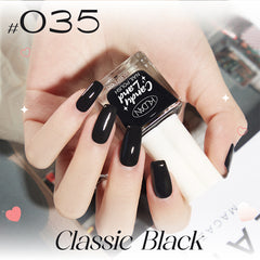 Peel-Off Nontoxic Quick-Dry Nude Sheer Glitter Water-Based Nail Polish