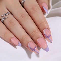 24pcs/Set Press On Nails XNPH1689