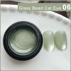 Glass Bead Cat Eye Nail Gel 6