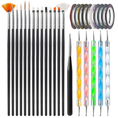 Nail Art Brushes Set Nail Dotting Tools
