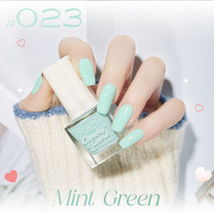 Peel-Off Nontoxic Quick-Dry Nude Sheer Glitter Water-Based Nail Polish