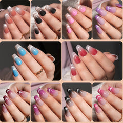 cat eye press on nails 192