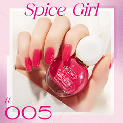 12ml Nude Transparent Peelable Nail Polish – Water-Based, Quick-Dry, Long-Lasting