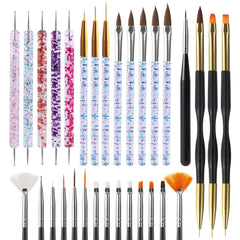 Nail Art Brushes Set Nail Dotting Tools