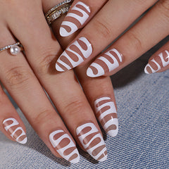 24pcs/Set Press On Nails XNPH1705