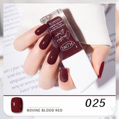 Glossy Water-Based Peelable Nail Polish – Quick-Dry, No-Bake