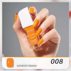 Glossy Water-Based Peelable Nail Polish – Quick-Dry, No-Bake