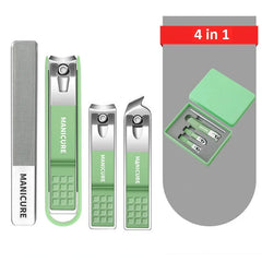 Anti-splash nail clippers set
