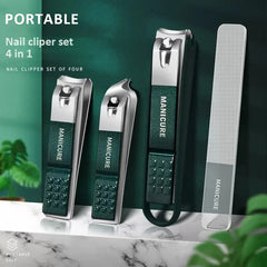 Anti-splash nail clippers set