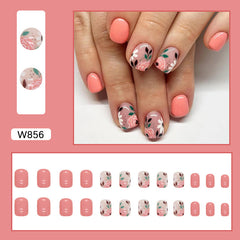 24pcs/Set Press On Nails W856