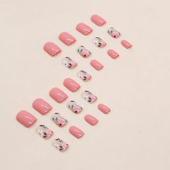 24pcs/Set Press On Nails W856