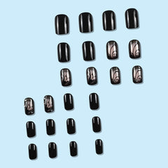 24pcs/Set Press On Nails DZ384-B7