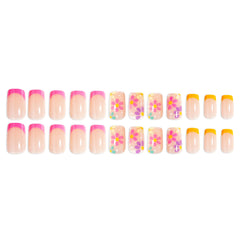 24pcs/Set Press On Nails W435