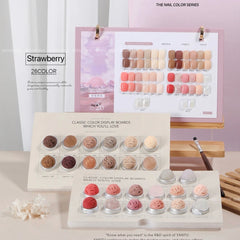 Solid Nail Gel - Ice Cream Strawberry Latte 26 colors