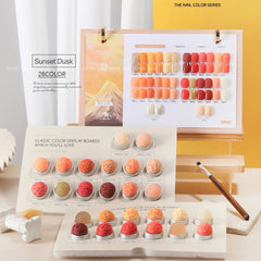 Solid Nail Gel - Ice Cream Sunset Dusk 26 colors