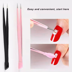 Silicone Nail Art Tweezer