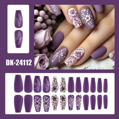 24pcs/Set Press On Nails DK-24112
