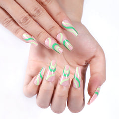 24pcs/Set Press On Nails XNPH1199