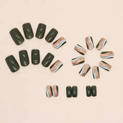 24pcs/Set Press On Nails W885
