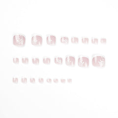 Press On Toe nails Set 24pcs/set JP1656