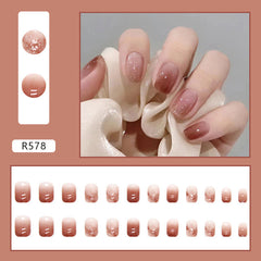 30pcs-15 Sizes Press On Nails R578