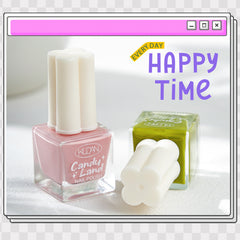 Peel-Off Nontoxic Quick-Dry Nude Sheer Glitter Water-Based Nail Polish