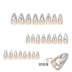 24pcs/Set Press On Nails JP3427