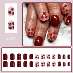 24pcs/Set Press On Nails C601-1