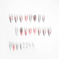 24pcs/Set Press On Nails JP2306