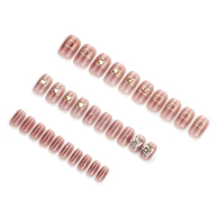 24pcs/Set Press On Nails GN030