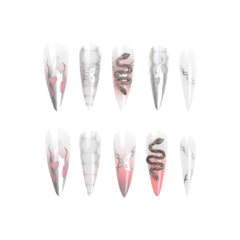 24pcs/Set Press On Nails JP2306