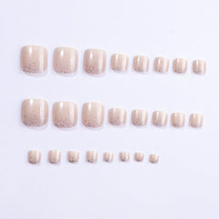 Weekly deals Press On Toe nails Set 24pcs/set XNT108