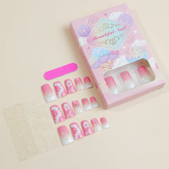 24pcs/Set Press On Nails XD-88-29
