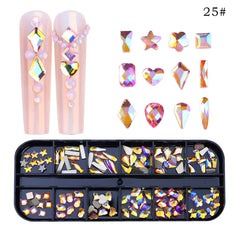 Nail Art Rhinestone Flatback Gems Crystals Diamond for Nail Decoration