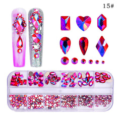 Nail Art Rhinestone Flatback Gems Crystals Diamond for Nail Decoration