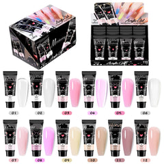 12 colors pure color Nail Extension Gel