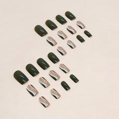 24pcs/Set Press On Nails W885